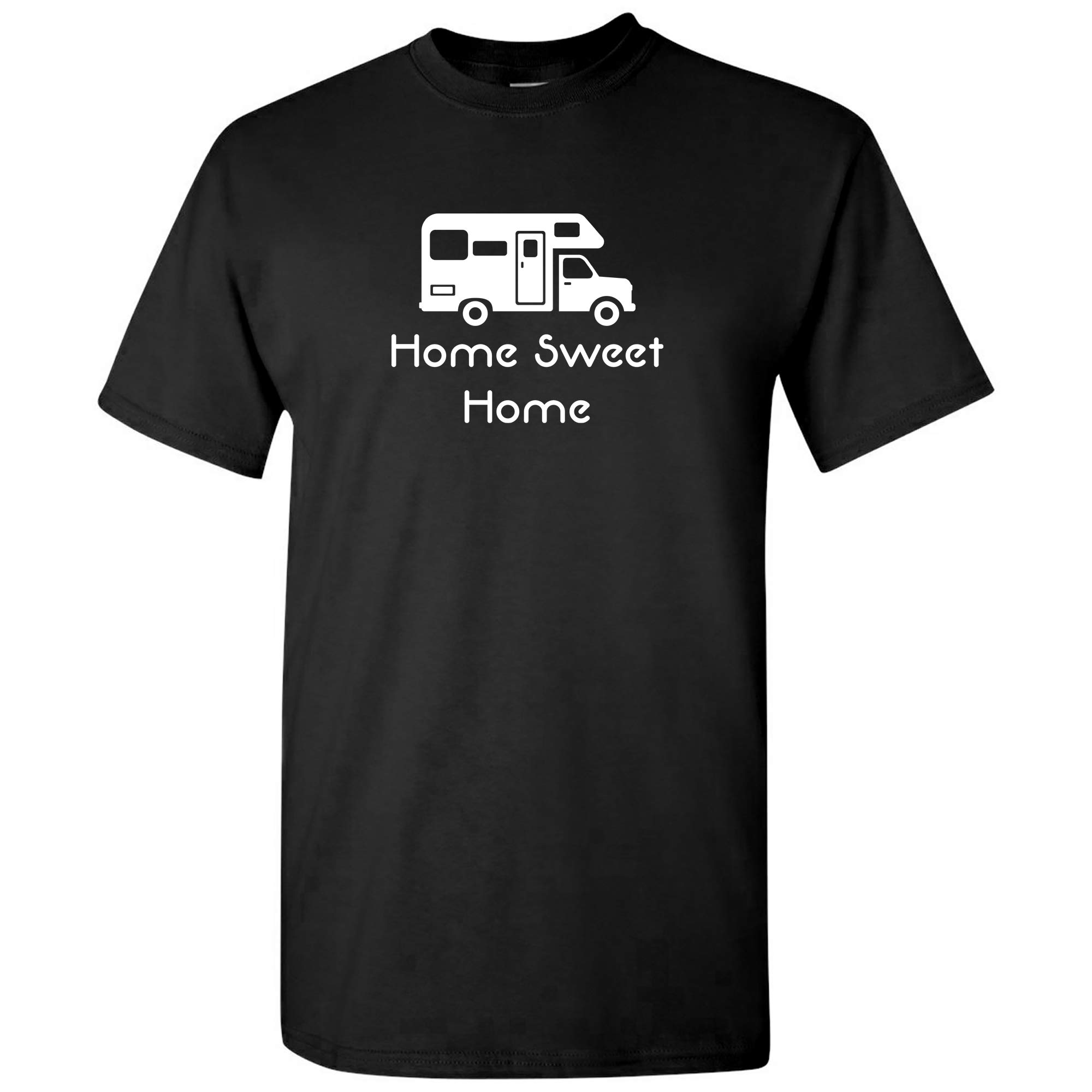 Home Sweet Home Camper T-Shirt - Comfortable Outdoor Camping Travel Tee for Men & Women - Perfect for RV Trips, Hiking Adventures & Campground Fun