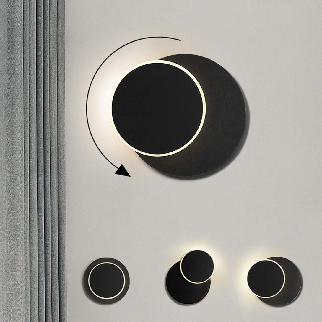 Modern LED Wall Sconce Light - Up & Down Wash White Aluminum Wall Mounted Lamp for Indoor & Outdoor - Living Room, Bedroom, Bathroom, Hallway Lighting - Cool White Reading Light for Home Decor & Ambience