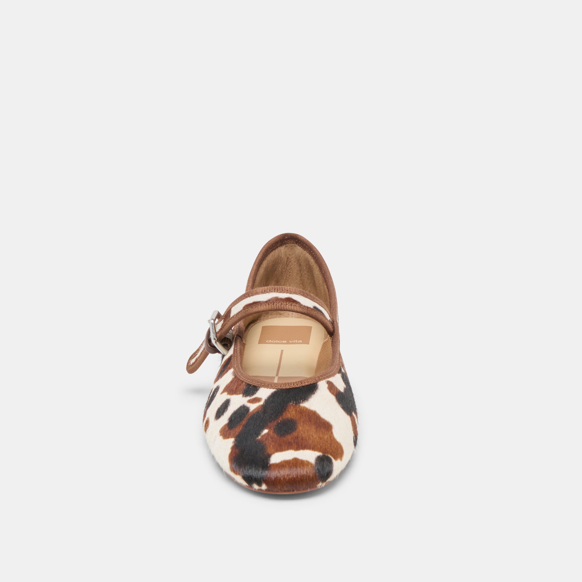 Roslyn Ballet Flats for Women - Genuine Calf Hair in Cocoa Taurus | Comfortable & Stylish Shoes for Work, Casual Outfits & Everyday Wear