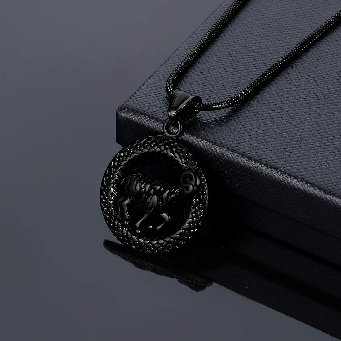 12 Zodiac Necklace - 316L Stainless Steel Constellation Pendant for Men & Women | Birthday Gift & Astrology Jewelry