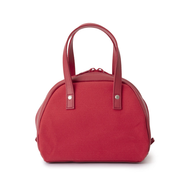Stylish Red Bowling Bag Handbag for Women - Fashionable Shoulder Tote Purse for Travel, Work & Everyday Use