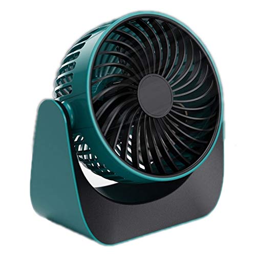 HJINGBIN Portable USB Desk Fan - Mini 360° Adjustable Rechargeable Electric Fan for Office, Travel, Home & Dorm - Quiet Cooling Air Circulator for Desktop, Bedside & Workspace
