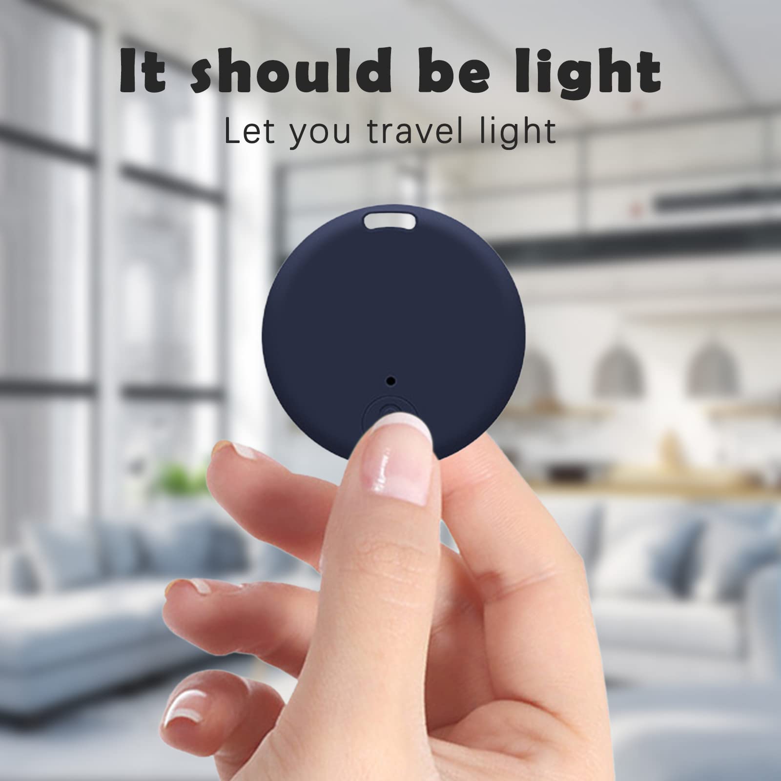 Bluetooth Item Finder - Portable Tracking Device with Bluetooth 5.0 | Find Lost Keys, Wallet, Remote & More | Perfect for Home, Office & Travel Organization
