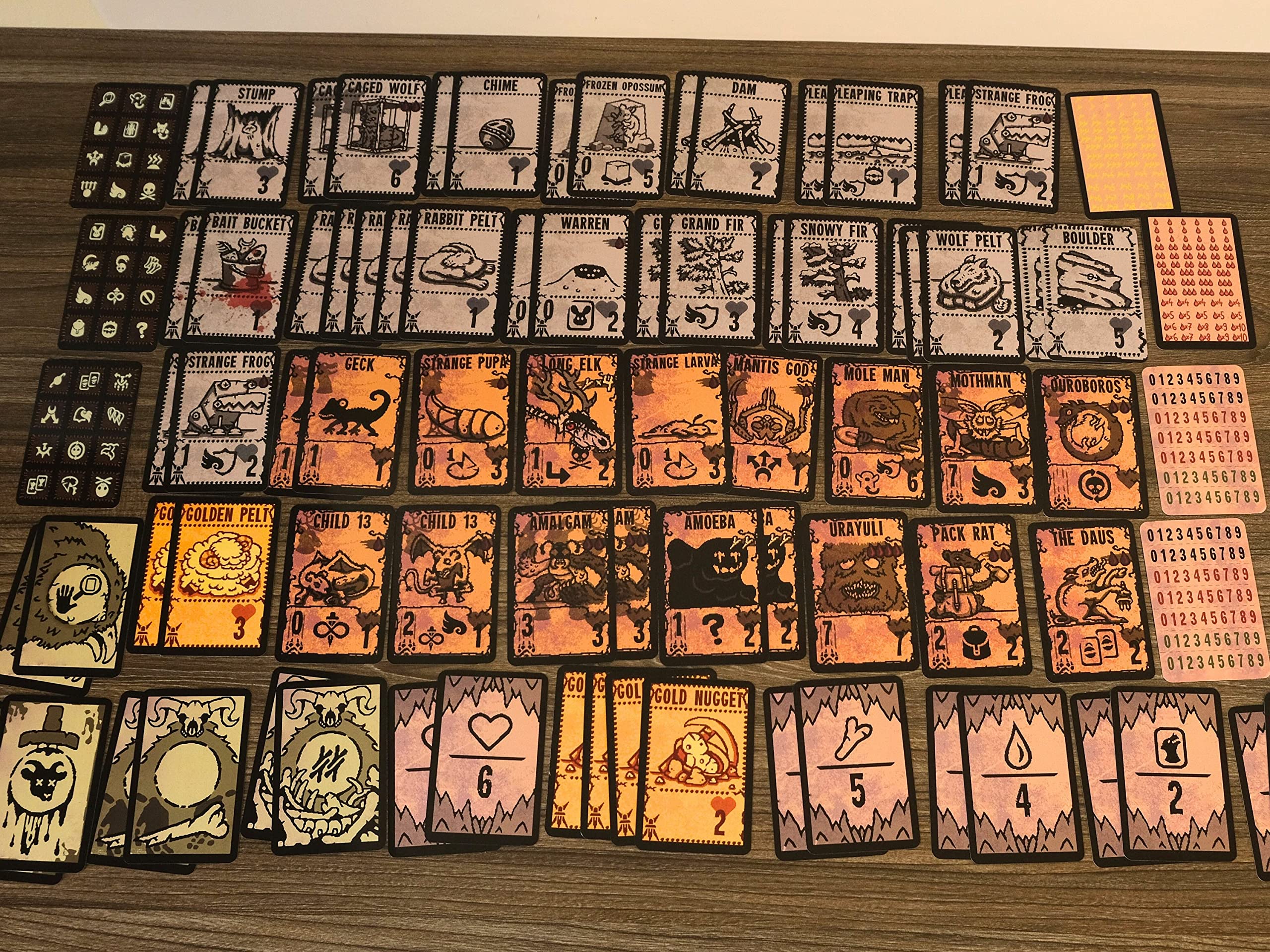 Inscryption Card Game - 330 Laminated Cards for 2 Players | Strategic Horror Deck Building Game | Perfect Gift for Game Nights, Birthday Parties & Halloween Events (Wooden Box Not Included)