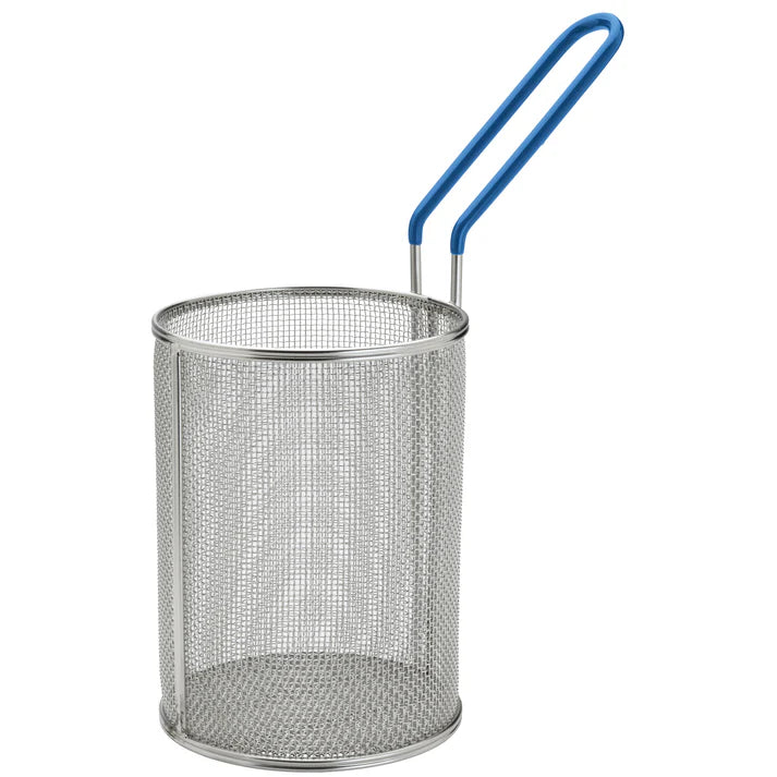 Stainless Steel Pasta Basket 5.25 x 7 Inches - Perfect for Cooking, Draining & Serving Pasta, Vegetables & More in Restaurants or Home Kitchens