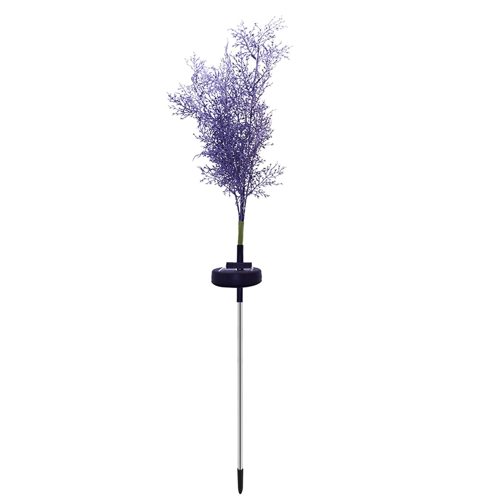Solar Powered LED Garden Lights - COOH Outdoor Decorative Flower Lawn Lamps with Simulated Flowers (Blue, 1-Pack) | Perfect for Patio, Yard, Pathway & Landscape Lighting