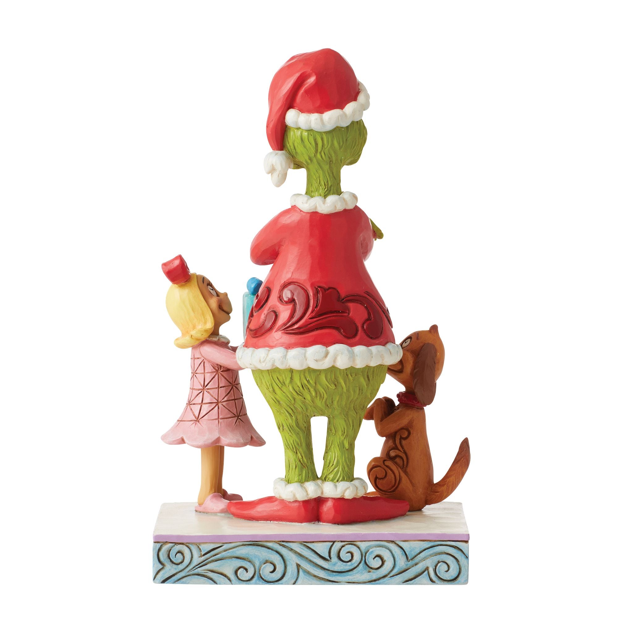 Max & Cindy Giving Gift to Grinch - Perfect Christmas Gift for Kids & Family - Fun Holiday Decoration & Party Favor