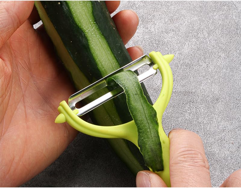 Stainless Steel Y Peeler for Vegetables & Fruits - Potato, Carrot, Apple Peeler - Ergonomic Kitchen Tool for Easy Peeling & Food Prep