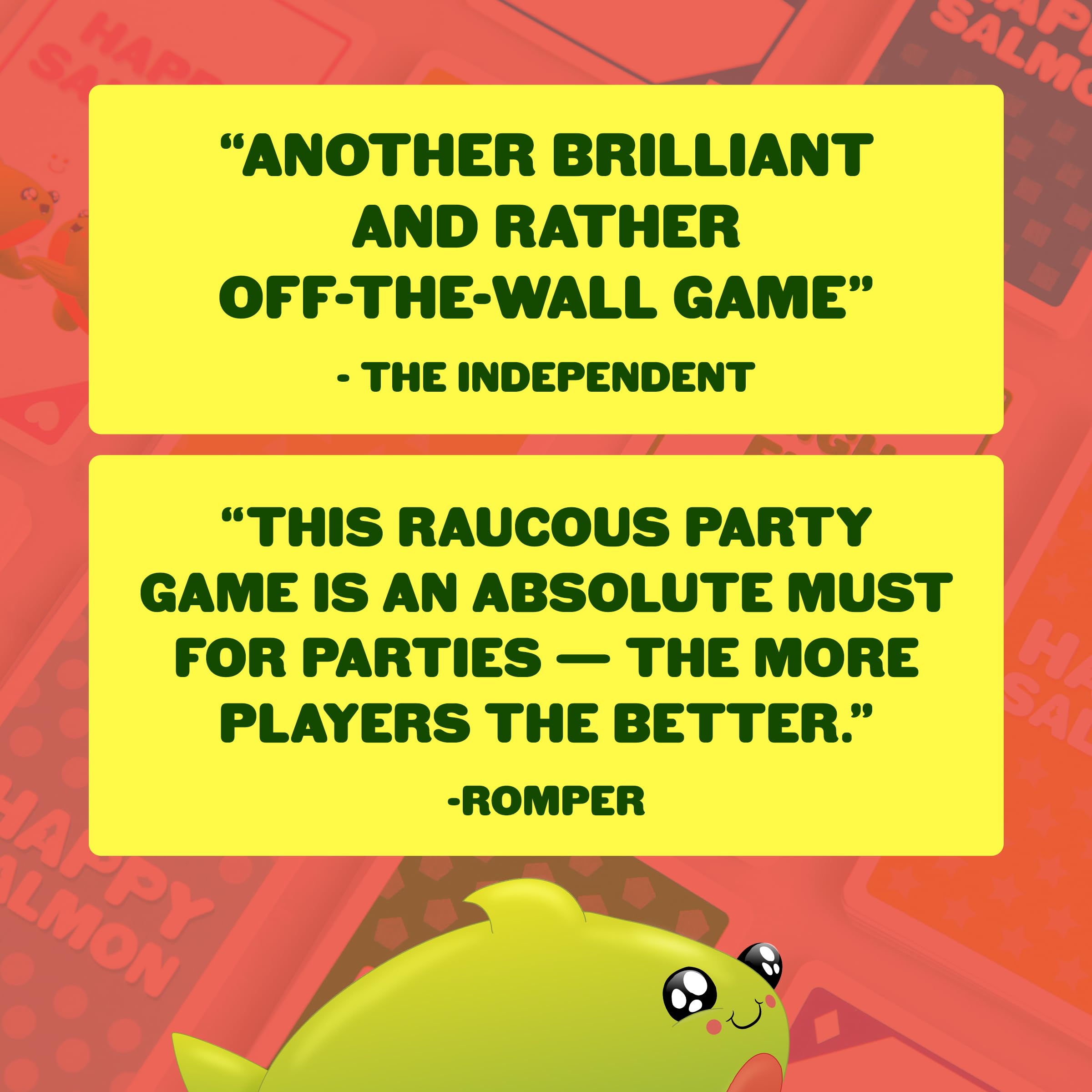 Happy Salmon by Exploding Kittens - Fast-Paced Family Card Game for Adults, Teens & Kids - Perfect for Parties, Game Nights & Classroom Activities