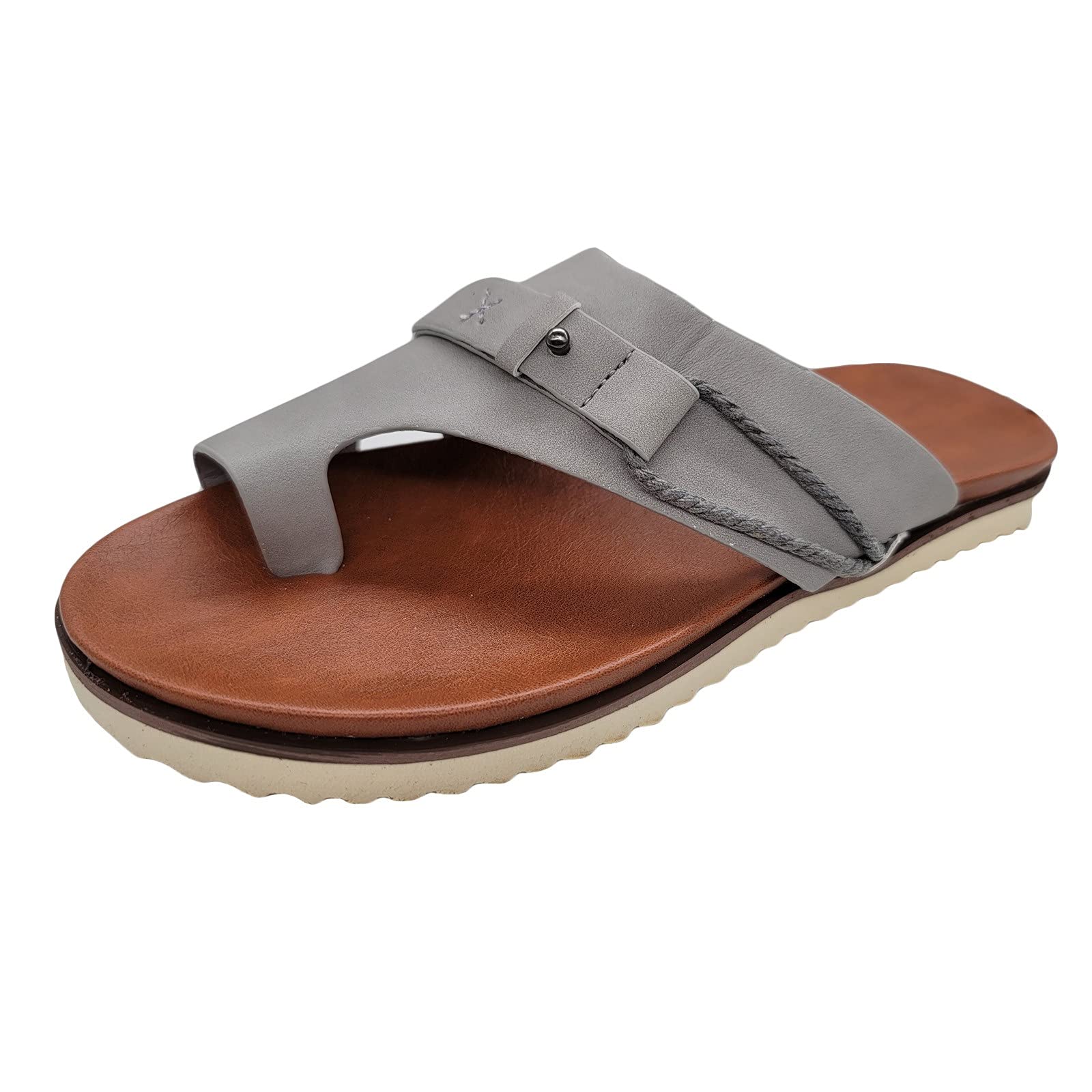 **Ayaso Women's Summer Fashion Chain Mule Slippers - Lightweight Indoor/Outdoor Slides for Comfort & Style - Perfect for Beach, Poolside, and Home Wear**