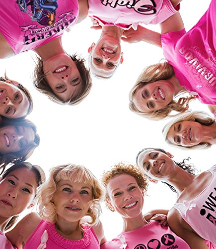 Women's Pink Breast Cancer Awareness T-Shirt - Strong & Supportive Cotton Tee for Survivors, Fundraisers & Awareness Events
