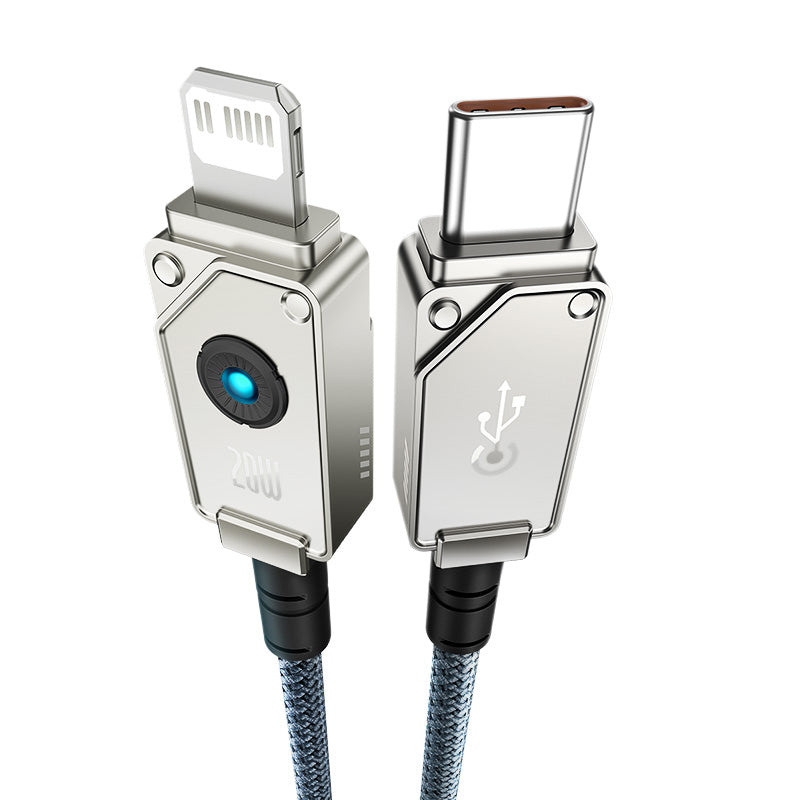 Baseus 20W Fast Charging Cable 1m USB-C to Lightning - High Speed Charger for iPhone, iPad - Perfect for Home, Office & Travel