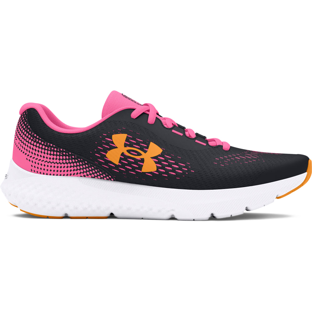 Under Armour Youth Charged Rogue 4 Running Shoes for Girls - Lightweight Athletic Sneakers for School, Training & Sports Performance