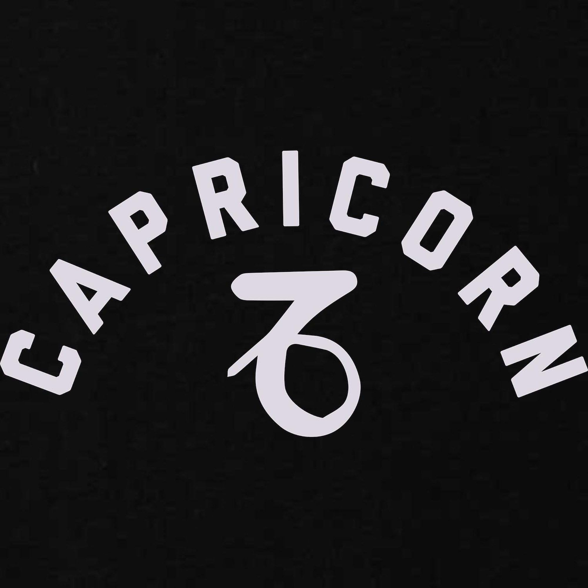 Capricorn Zodiac Zip Hoodie for Men - Dark Zip-Up Hooded Sweatshirt | Casual Winter Wear & Gift for Astrology Lovers