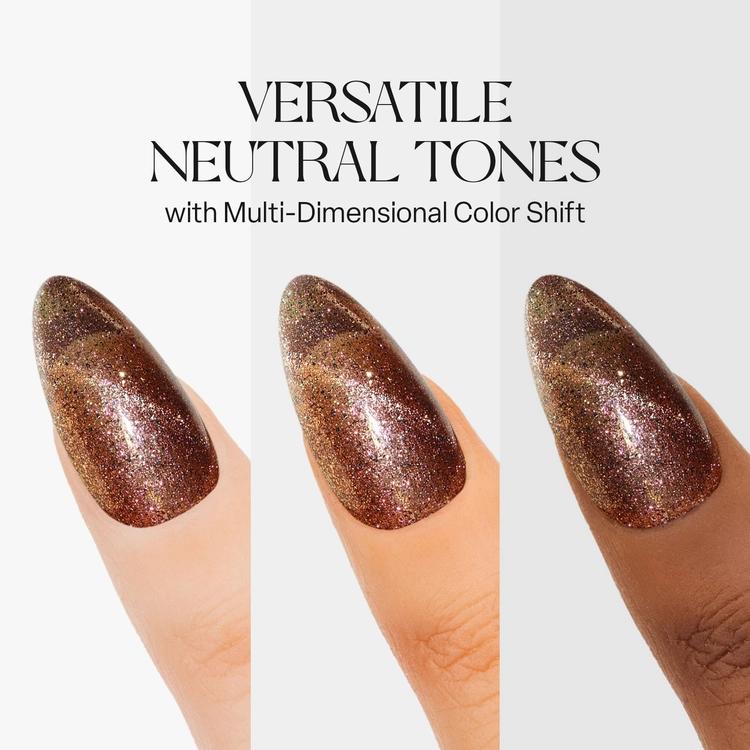 Apres Cat Eye Gel Nail Polish - The Sun CE09 | Long-Lasting & Vibrant Color | Perfect for Manicures, Pedicures & Nail Art Designs