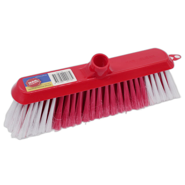 Premium NAB Household Indoor Broom Head - Heavy Duty Cleaning Broom for Hardwood Floors, Tile & Carpets - Ideal for Home, Kitchen, Office & Garage Cleaning