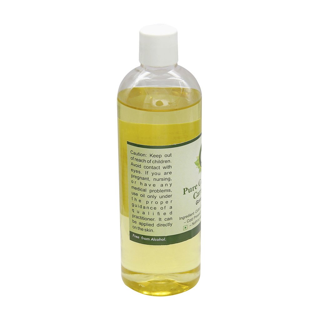 Organic RV Essential Pure Cotton Seed Carrier Oil 200ml - 100% Natural Gossypium Spp for Skin & Hair Care - Perfect for Massage, Aromatherapy & DIY Beauty Products