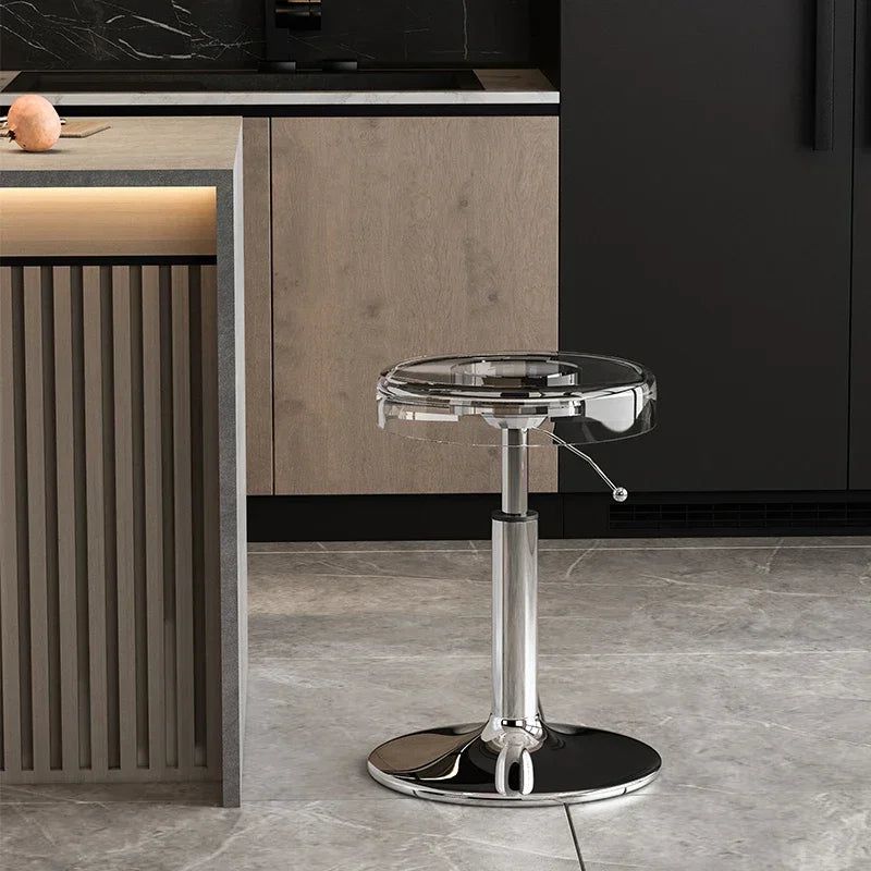 Premium Acrylic Kitchen Island Bar Stool - Modern High-End Counter Stool for Dining & Entertaining - Perfect for Home, Restaurant & Cafe Use
