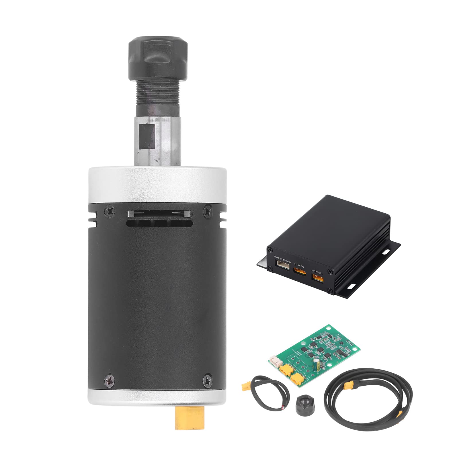 24V Brushless Motor Kit for 3018 Pro CNC Engraver, Lathe & Industrial Machines - 10000RPM High Speed, Safe & Reliable - Perfect for CNC Engraving, Metalworking & Heavy Equipment Applications