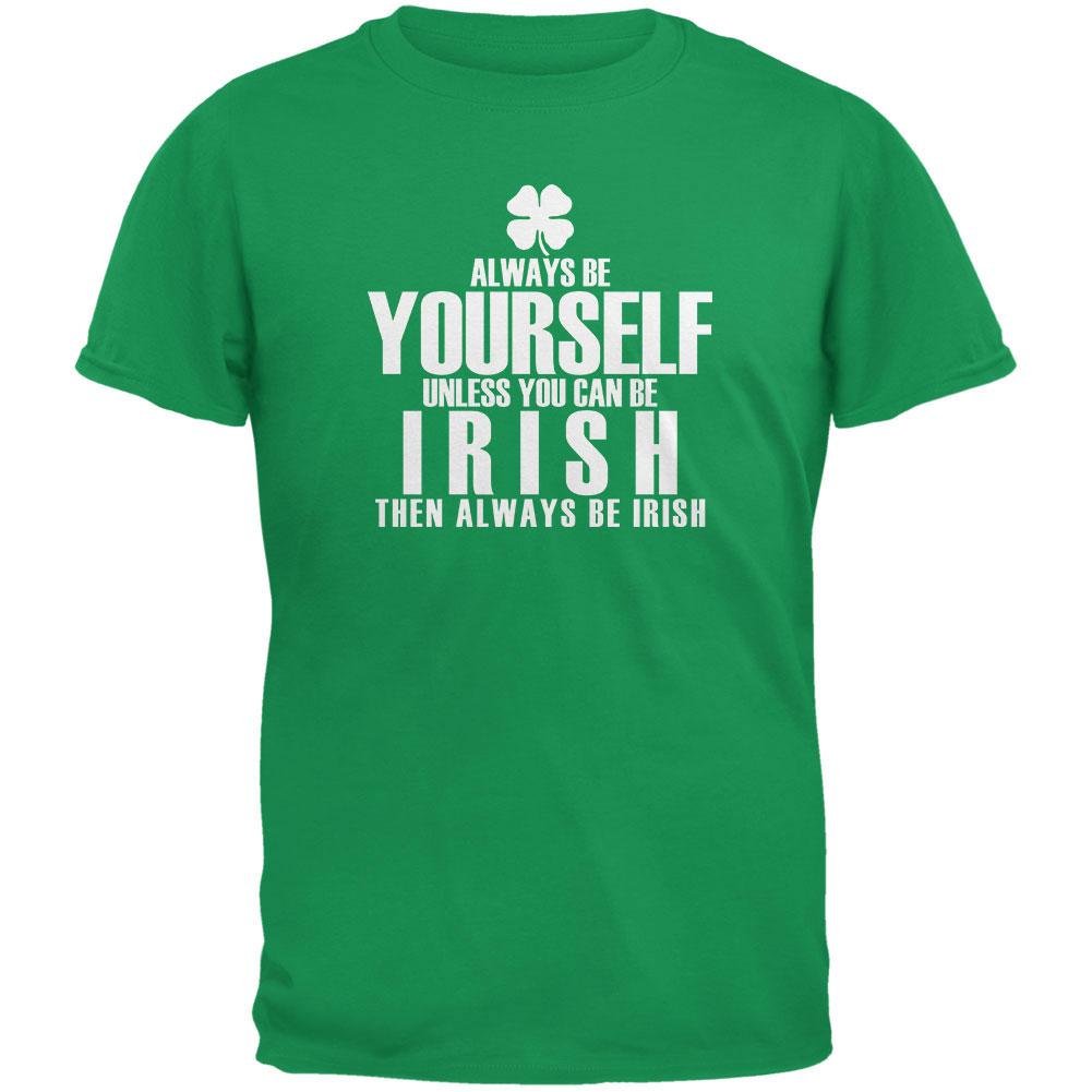 St. Patrick's Day Irish Clover Green Youth T-Shirt - Always Be Yourself | Fun St. Paddy's Outfit for Kids & Teens | Perfect for Parades, Parties & Irish Pride Celebrations