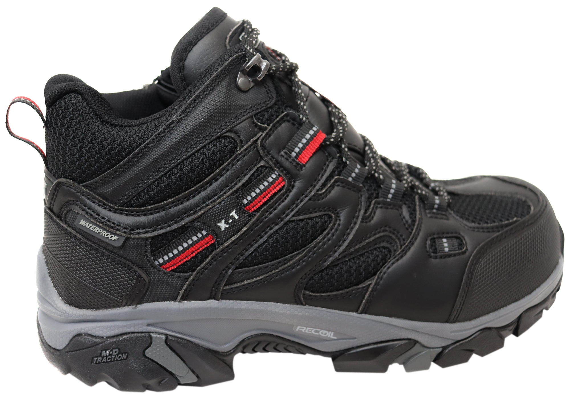 Magnum Men's XT Boron Mid Composite Toe Work Boots - Safety Lace Up Boots for Construction, Warehouse & Industrial Work