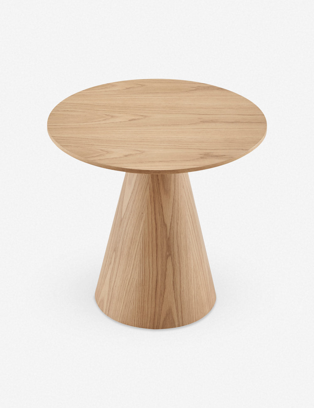 Round Side Table with Metal Base - Modern End Table for Living Room, Bedroom, or Office - Perfect for Small Spaces and Home Decor