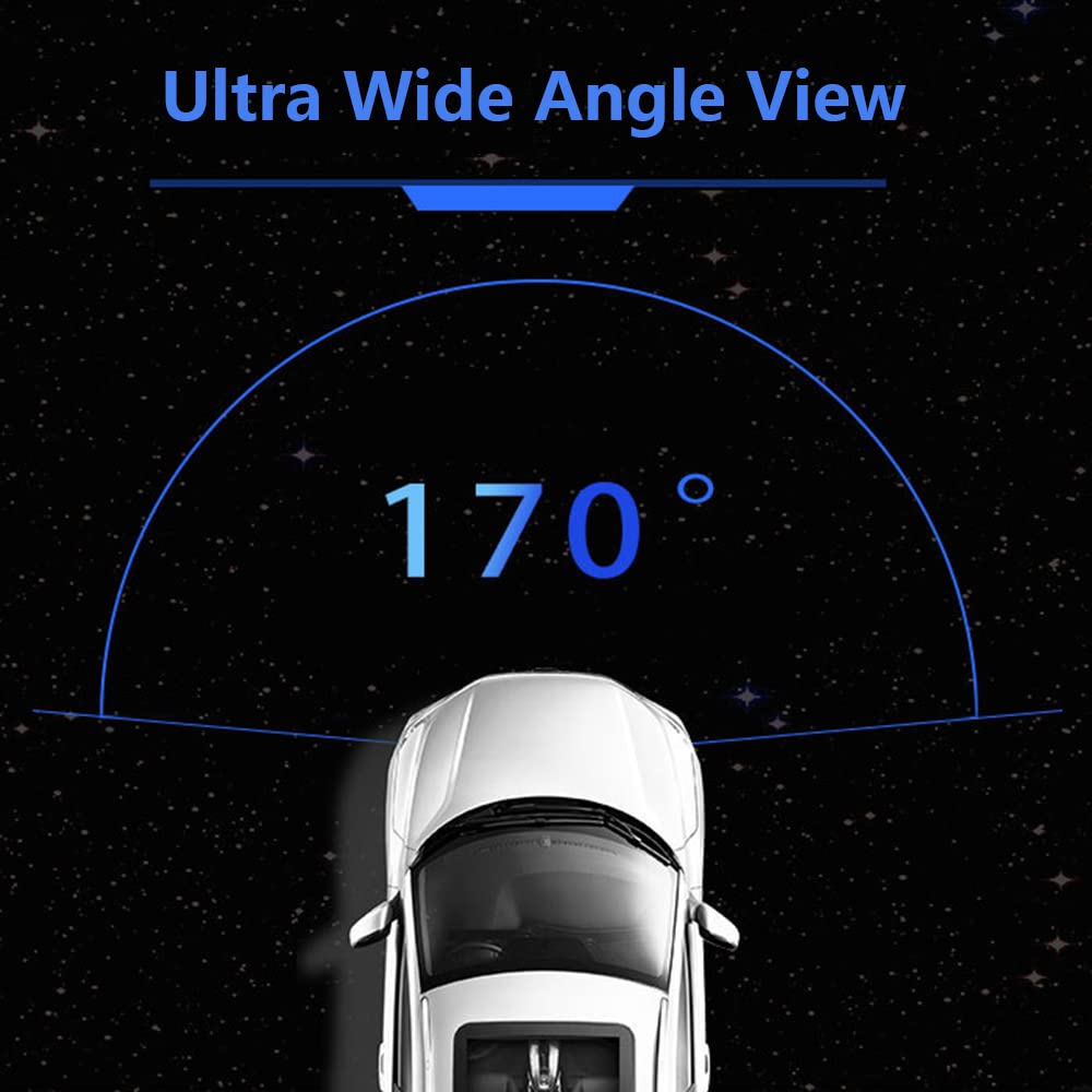 Baceyong 170° Rotatable Car Rear View Camera - HD Parking Backup Camera for Ford Transit Connect - Wide Angle Reverse Camera for Safe Parking & Night Driving