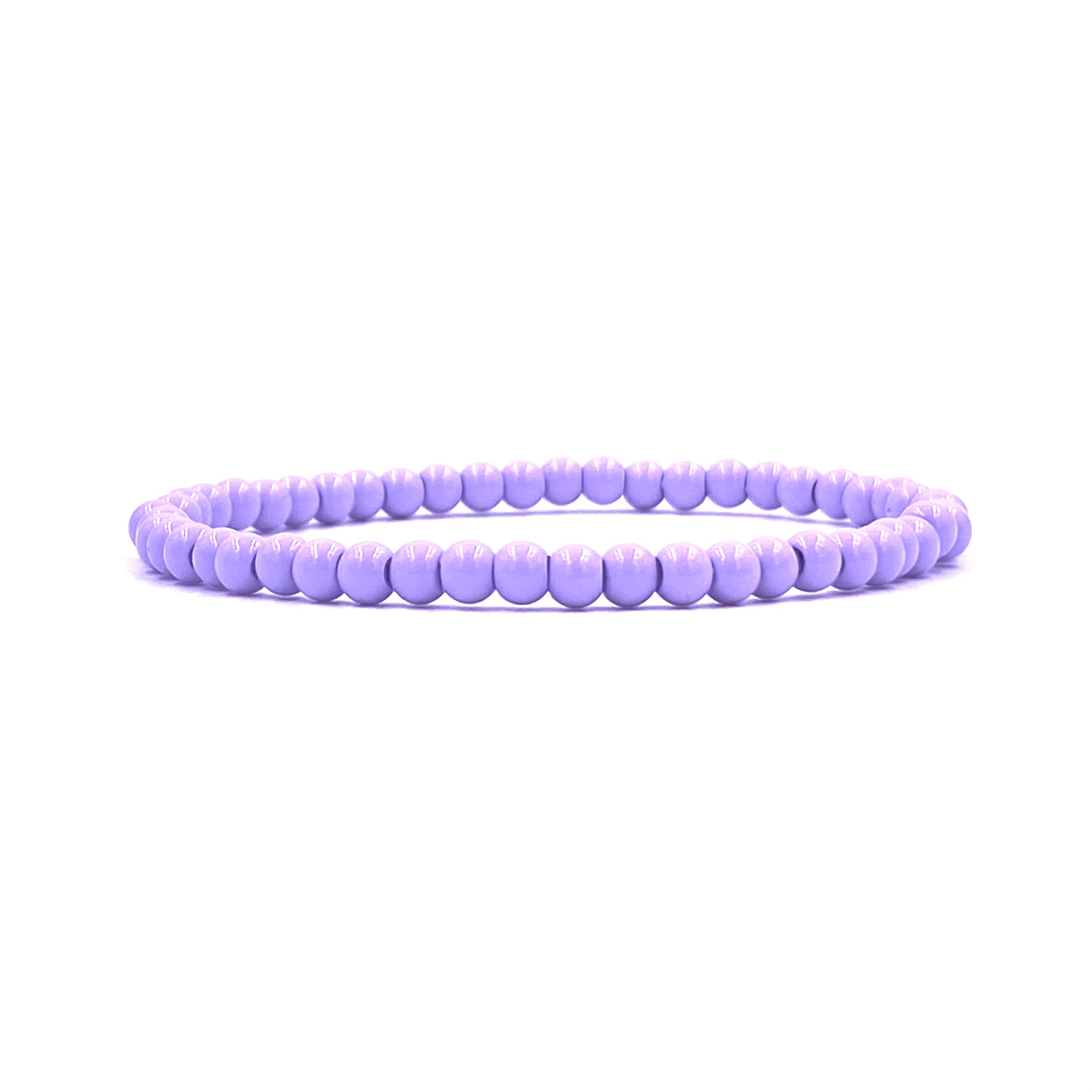 Ashley Gold Stainless Steel Colorful Enamel Ball Beaded Stretch Bracelet for Women - Fashion Jewelry Gift for Birthday, Party & Everyday Wear