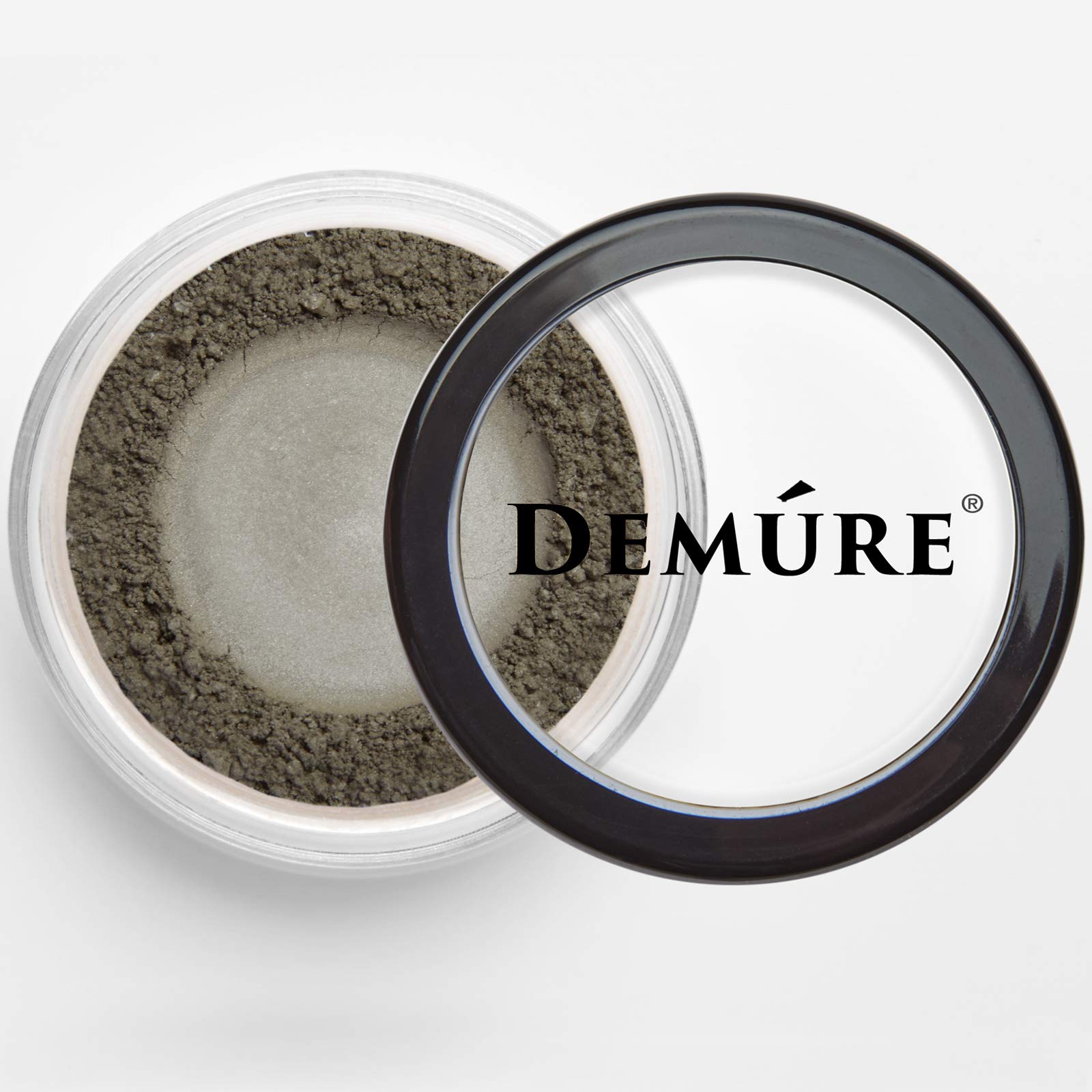 Demure Mineral Make Up (Charcoal) Matte Eyeshadow - Natural Loose Powder for Professional Eye Makeup | Perfect for Daytime & Evening Looks