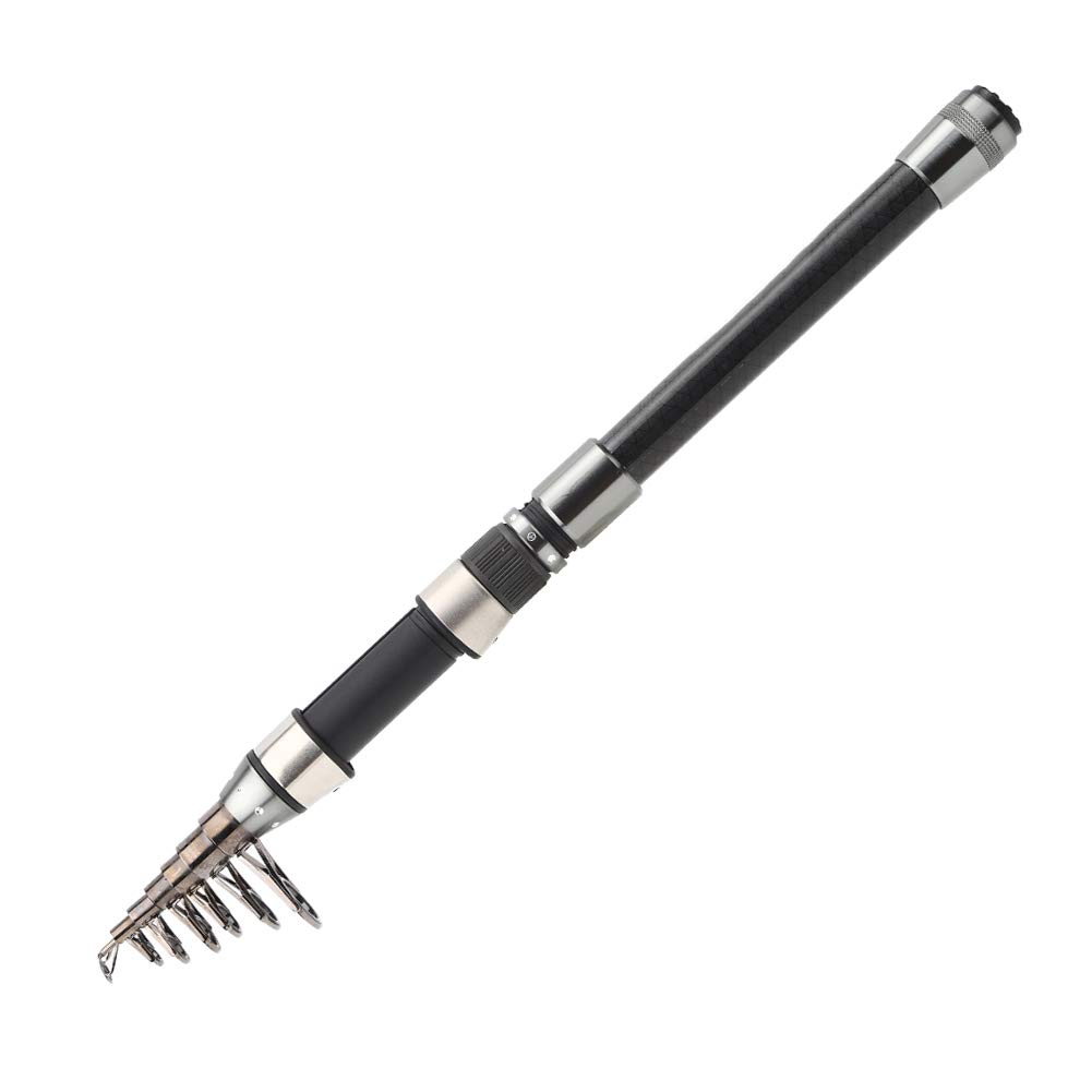 Shanrya Heavy Duty Portable Fishing Rod - Saltwater & Freshwater Fishing Pole for Wild Fishing | Ideal for Beach, Pier, and Deep Sea Fishing Adventures