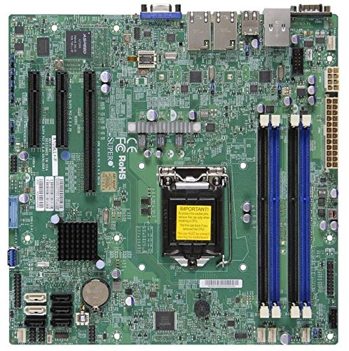 Supermicro X11SBA-LN4F-O Mini ITX Motherboard with CPU Combo - DDR3 1066MHz - Compact Server & Home Theater PC (HTPC) Solution for Small Form Factor Builds