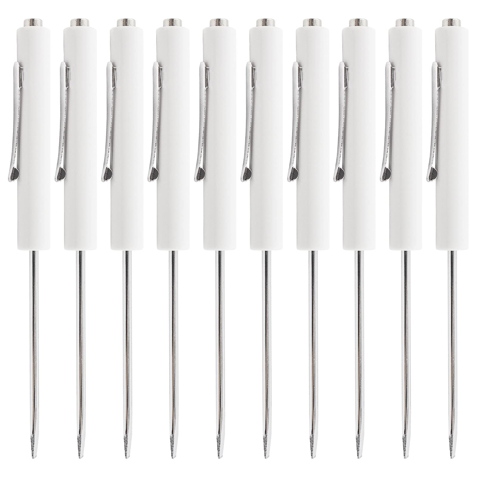 10-Piece Magnetic Tip Pocket Screwdriver Set with Clip - Compact Repair Tools for Electronics, Eyeglasses & Small Appliances - Perfect for Electricians, Technicians & DIY Home Projects - Workshop, Office & Travel Essentials