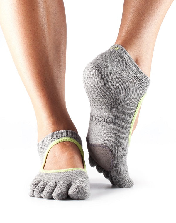ToeSox Plie Dance Socks for Ballet, Yoga & Pilates - Non-Slip Grip, Breathable & Comfortable for Dance Classes, Workouts & Performance