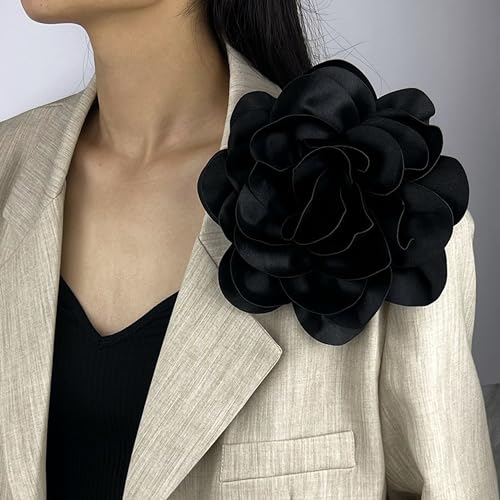 B2:flower pins-BLACK