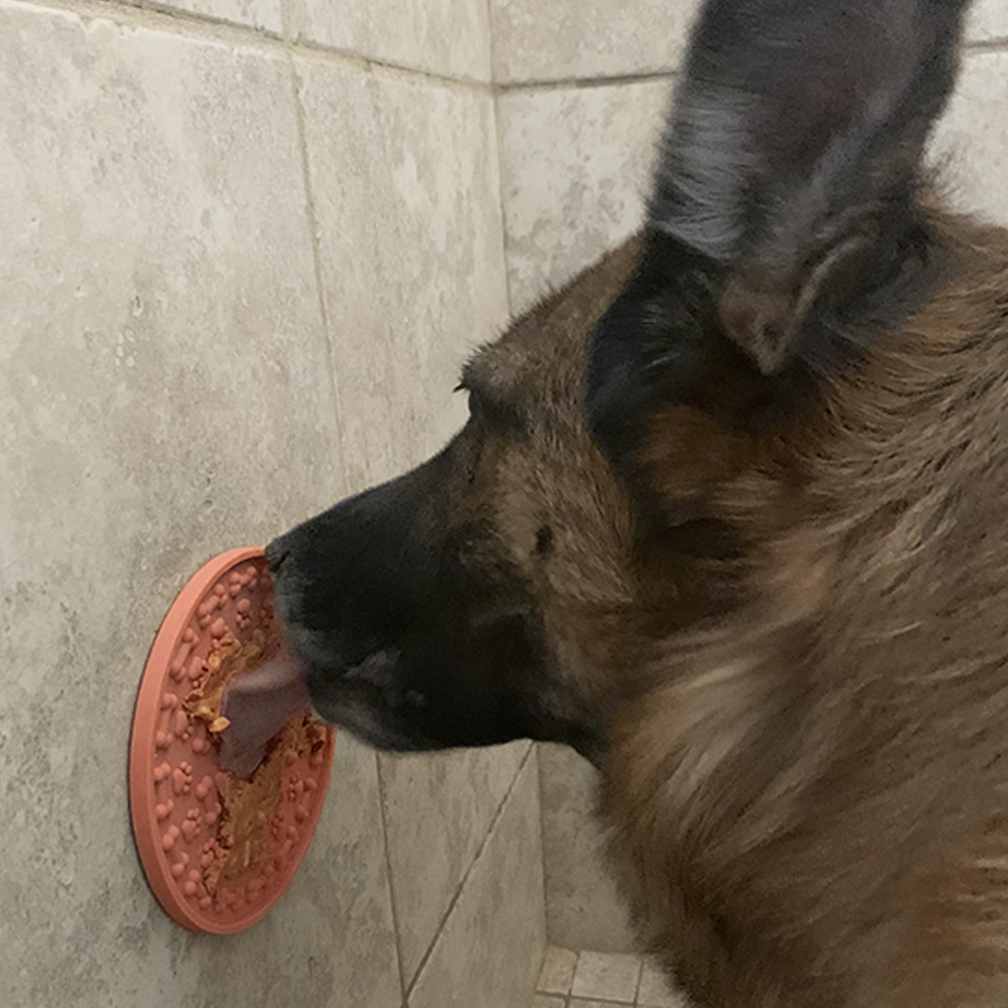 JALOUSIE Slow Feeder Puzzle for Dogs and Cats - 3 Lick Mats & Bonus Food Dispensing Ball - Reduce Anxiety & Boredom - Slow Feeding Treats for Yogurt, Peanut Butter - Perfect for Mealtime, Travel & Training Sessions