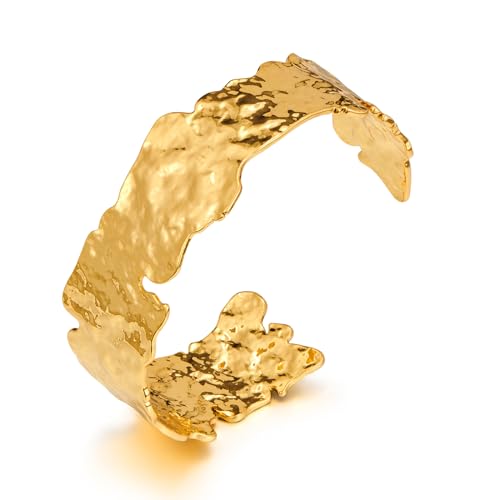 Gold Cuff-Irregular Edge