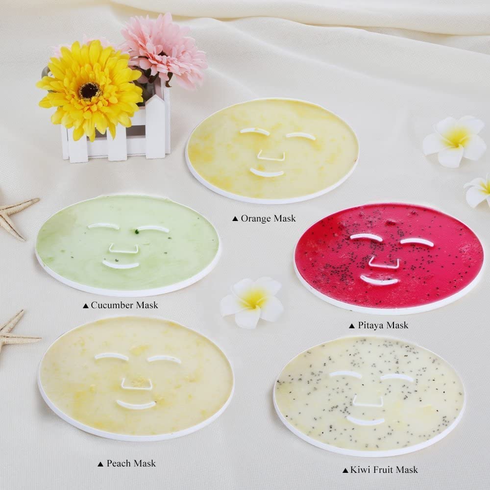 Dratal Automatic DIY Facial Mask Maker Machine for SPA - Natural Fruit & Vegetable Face Care with Voice Transmission - Perfect for Home Spa, Skincare Routine & Relaxation