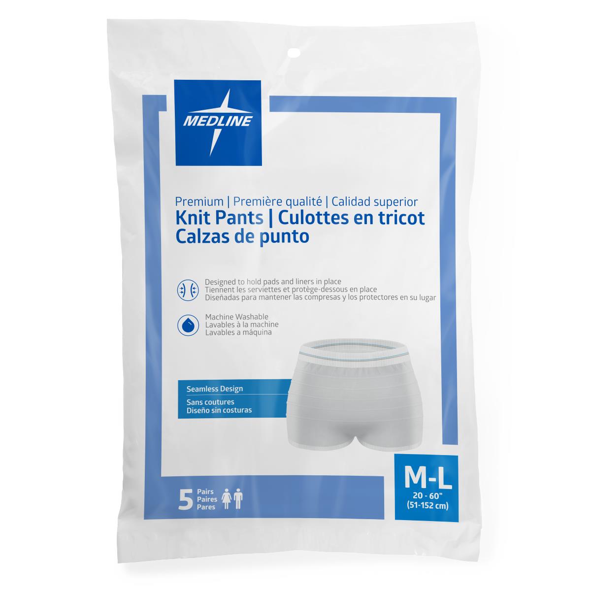 Premium Knit Incontinence Underwear for Women & Men - Soft, Absorbent & Leak-Proof - Comfortable for Day & Night Use - Ideal for Active Lifestyles, Travel & Post-Surgery Care