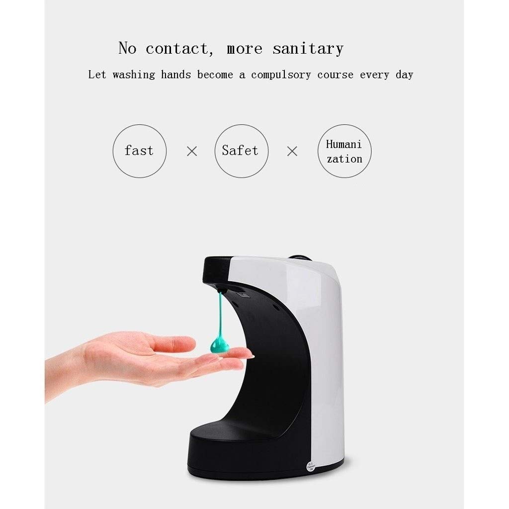 Automatic Soap Dispenser with LCD Display - Wall Mounted Touchless Hand Sanitizer Dispenser for Bathroom, Kitchen, Hotel & Household Use (Chrome Spray)