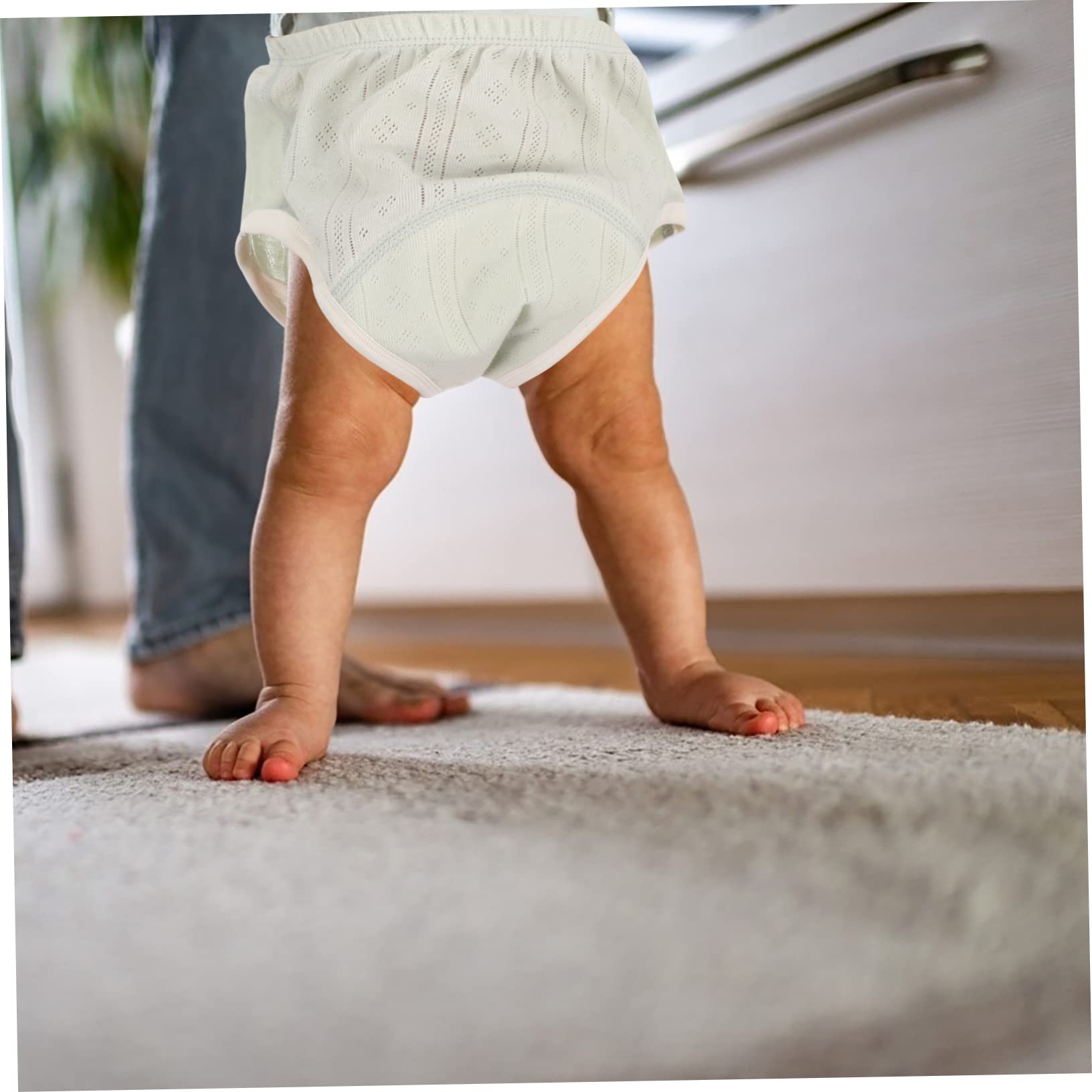 Wakauto Cotton Training Pants 2pcs - Breathable Waterproof Potty Training Underwear for Toddlers Boys & Girls - Easy Wash for Daycare, Home & Travel Use