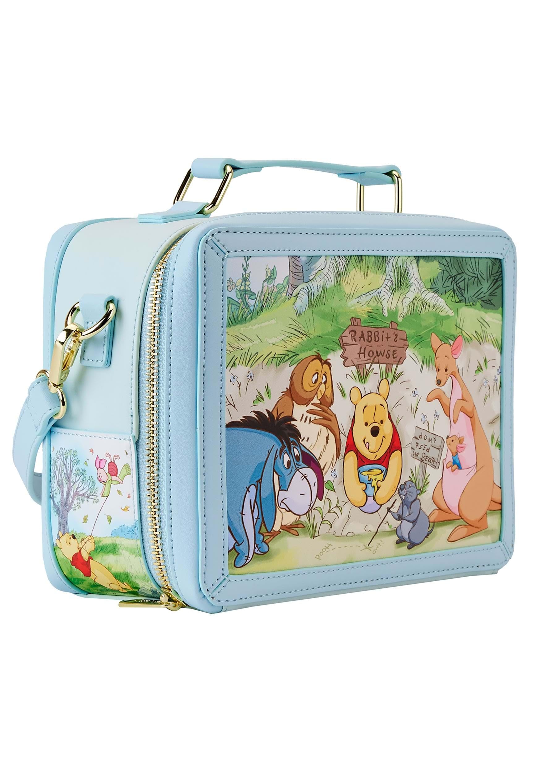 Disney Winnie the Pooh Crossbody Bag - Cute Lunchbox Purse for Women | Perfect for Theme Parks, School, and Everyday Use