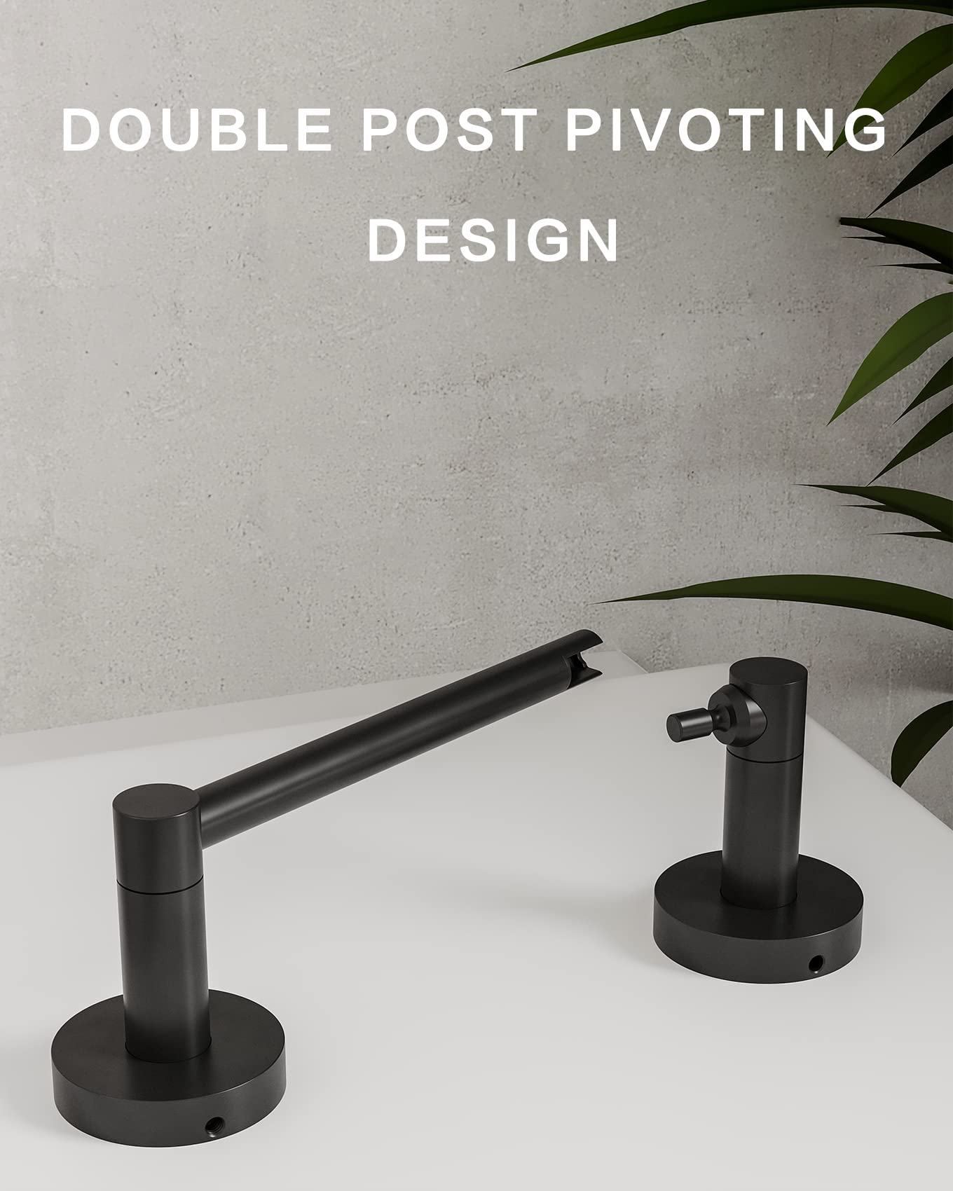 Fixsen 2-Piece Matte Black Bathroom Hardware Set - Stainless Steel & Zinc Alloy Wall Mounted Towel Ring & Toilet Paper Holder - Perfect for Modern Bathrooms, Powder Rooms & Guest Bath Decor