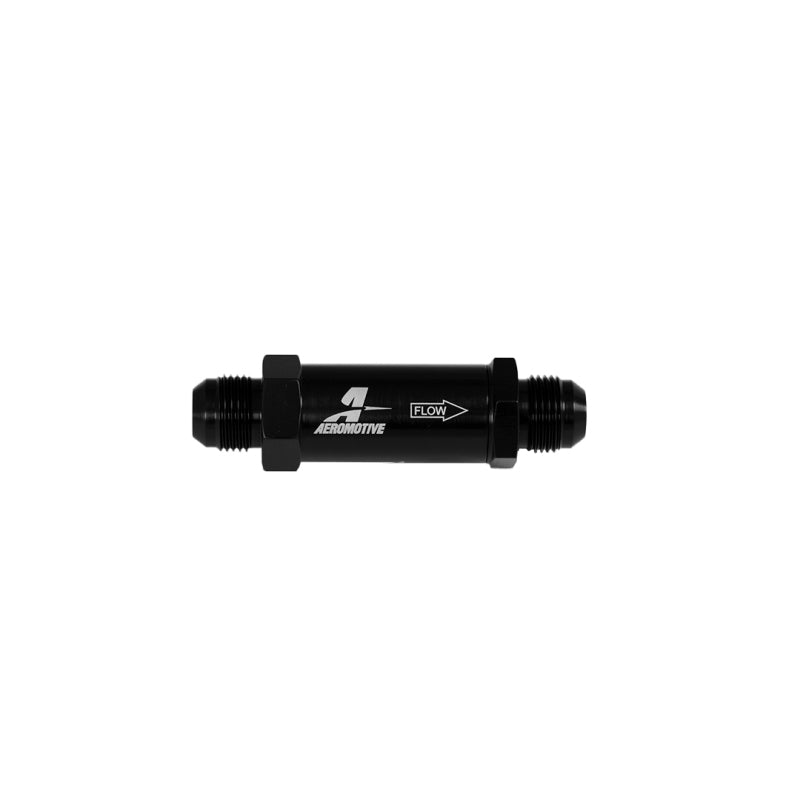 Aeromotive In-Line Full Flow Check Valve - 10 AN Flare, Black - High-Performance Fuel System Upgrade for Racing & Custom Cars