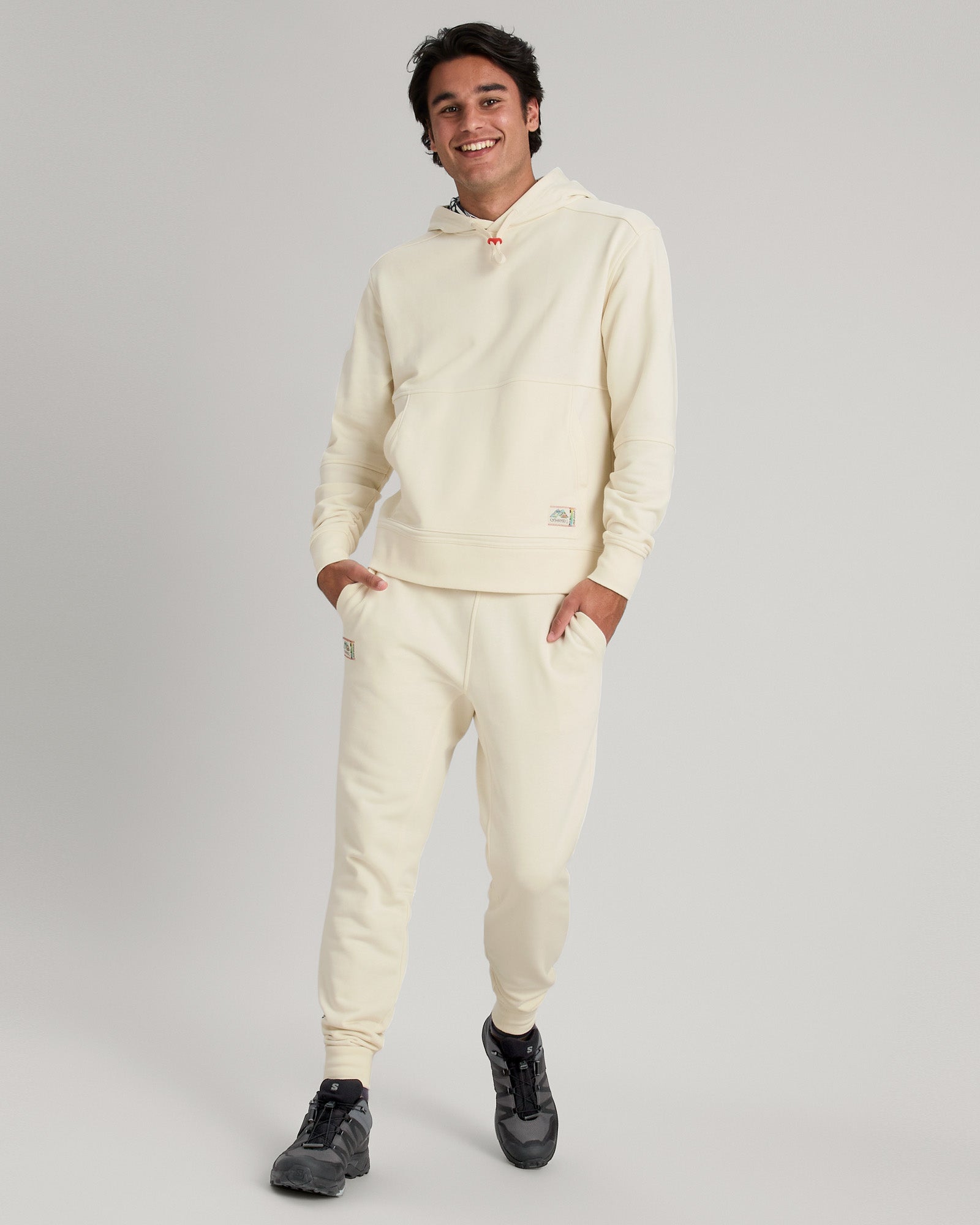 Jason Woodside ANY Time LT Sweats - Unisex Joggers in Natural Color | Comfortable Casual Pants for Men & Women | Perfect for Lounge, Yoga, and Everyday Wear
