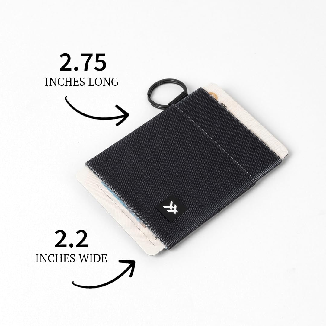 Ultra Slim Minimalist RFID Blocking Card Holder Wallet for Men & Women - Compact & Lightweight for Everyday Carry, Travel & Business Use