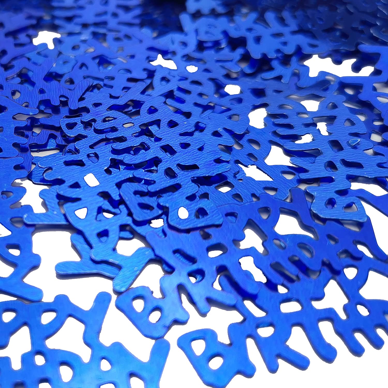 Blue Happy Birthday Confetti for Party Decorations - Glitter Table Confetti for Birthday Celebrations, Perfect for Men, Women & Kids | Ideal for Birthday Parties, Baby Showers & Special Events
