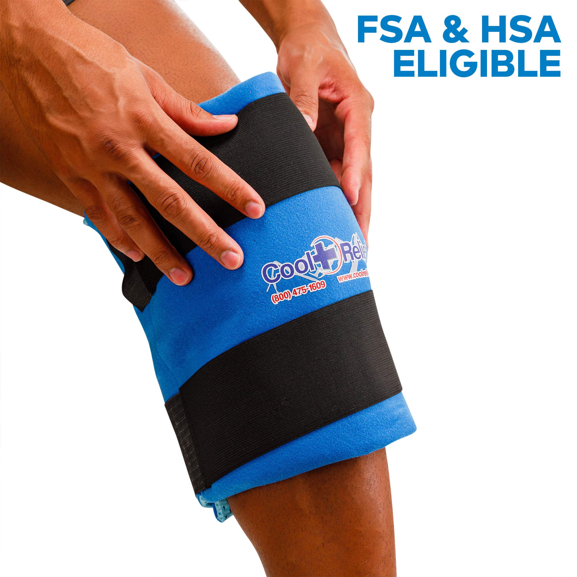 Reusable Knee Ice Wrap with Compression (11” x 12”) - Flexible Cold Therapy Pack for Injuries, Joint Pain Relief & Faster Recovery - Perfect for Post-Workout, Arthritis, Surgery Recovery & Sports Injuries