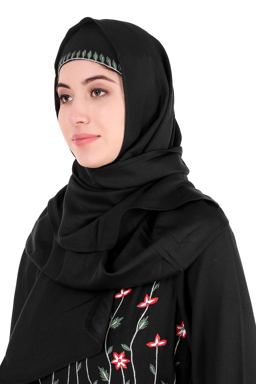 Premium Black Rayon Hijab Scarf - Soft, Breathable & Lightweight for Women - Perfect for Daily Wear, Prayer & Special Occasions