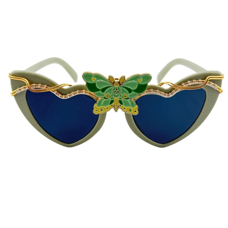 WINGS of the FOREST Spunclips™ - Unique Handmade Hair Accessories for Women, Boho Festival Hair Clips, Perfect for Weddings & Outdoor Adventures