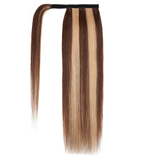 Wrap-medium brown mixed dark blonde #4&27